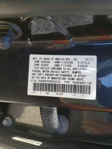 Photo 10 from auction – 2015 ACURA TLX TECH with VIN 19UUB2F50FA003155