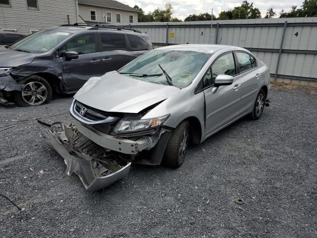 Photo 2 from auction – 2014 HONDA CIVIC HYBR with VIN 19XFB4F2XEE001546