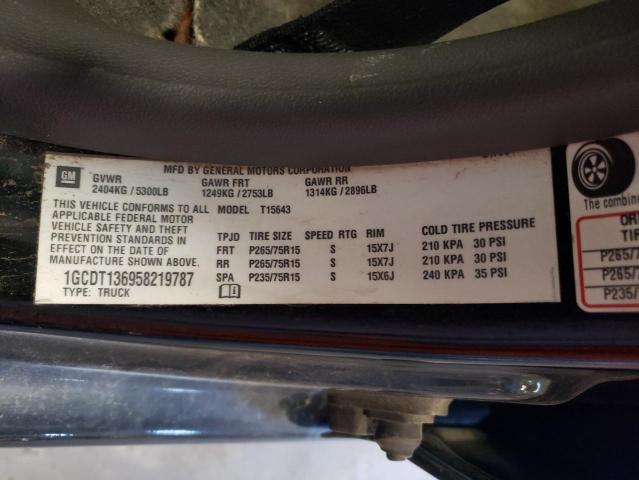Photo 10 from auction – 2005 CHEVROLET COLORADO with VIN 1GCDT136958219787