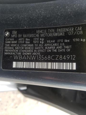 Photo 10 from auction – 2008 BMW 0I with VIN WBANW13568CZ84912