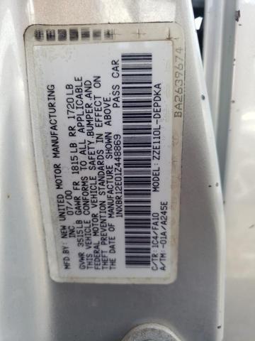 Photo 10 from auction – 2001 TOYOTA COROLLA CE with VIN 1NXBR12E01Z448869