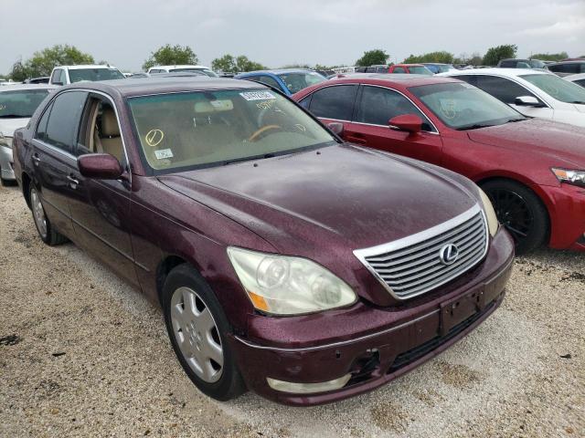 LEXUS LS 430 2004 with VIN JTHBN36F240141695 - Photo from auction