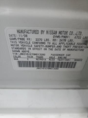 Photo 10 from auction – 2009 INFINITI G37 BASE with VIN JNKCV61E79M013280