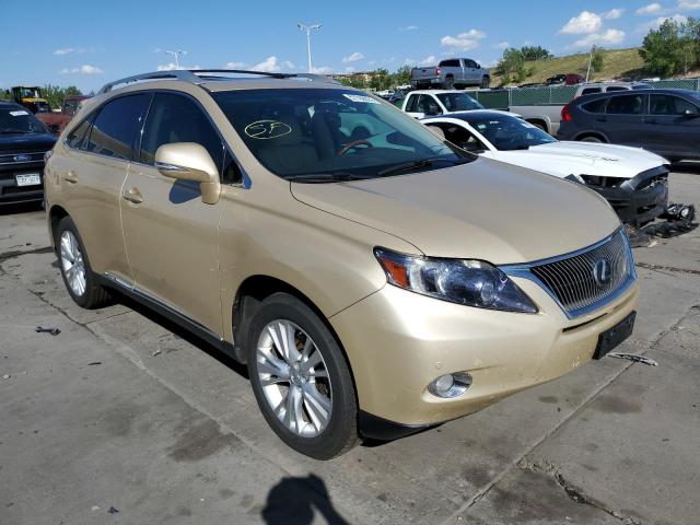 LEXUS RX 450 2010 with VIN JTJBC1BA1A2010700 - Photo from auction