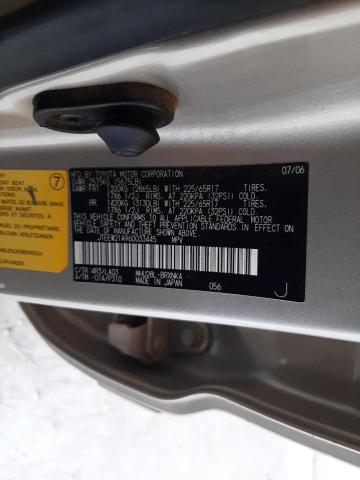 Photo 10 from auction – 2006 TOYOTA HIGHLANDER with VIN JTEEW21A960033445