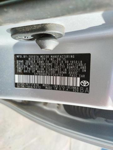 Photo 10 from auction – 2015 TOYOTA COROLLA L with VIN 5YFBURHE5FP349154