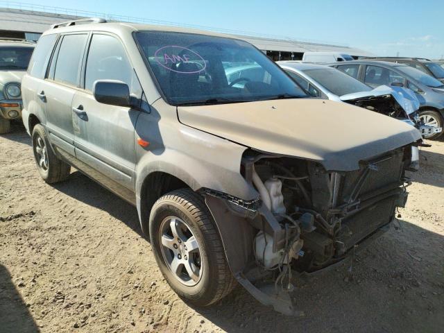 HONDA PILOT EXL 2007 with VIN 5FNYF18687B033100 - Photo from auction