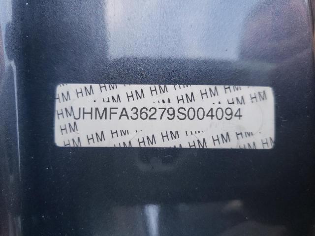 Photo 10 from auction – 2009 HONDA CIVIC HYBR with VIN JHMFA36279S004094