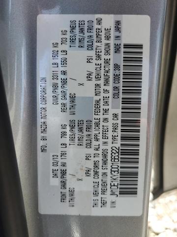 Photo 10 from auction – 2013 MAZDA MAZDA2 with VIN JM1DE1KY3D0166322
