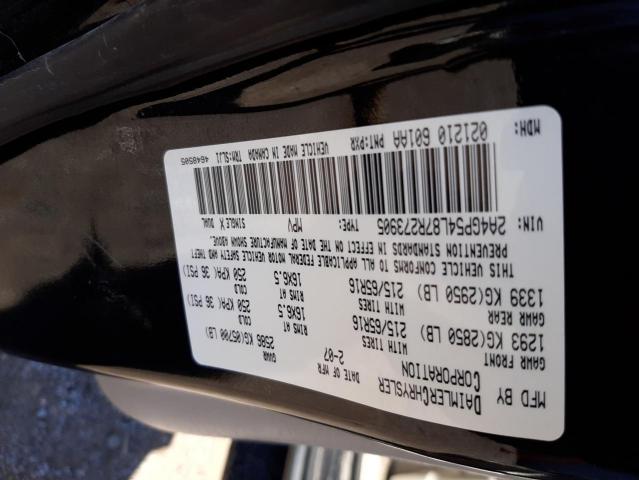 Photo 10 from auction – 2007 CHRYSLER TOWN & COU with VIN 2A4GP54L87R273905