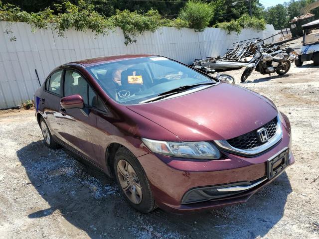 Photo 1 from auction – 2015 HONDA CIVIC LX with VIN 19XFB2F54FE282629