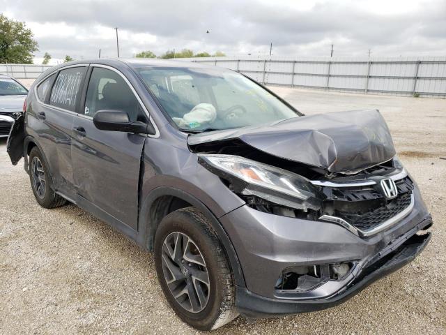 HONDA CR-V SE 2016 with VIN 5J6RM3H44GL027757 - Photo from auction