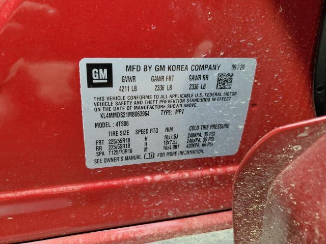 Photo 10 from auction – 2021 BUICK ENCORE GX with VIN KL4MMDS21MB063964