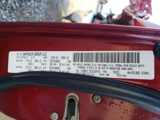 Photo 10 from auction – 2014 RAM 1500 SLT with VIN 1C6RR7LT5ES334751
