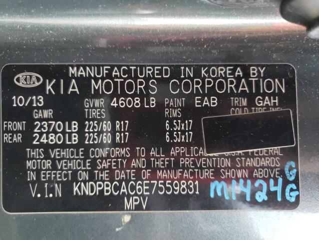 Photo 10 from auction – 2014 KIA SPORTAGE L with VIN KNDPBCAC6E7559831