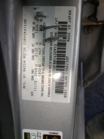 Photo 10 from auction – 2011 MAZDA 3 I with VIN JM1BL1UF8B1430912