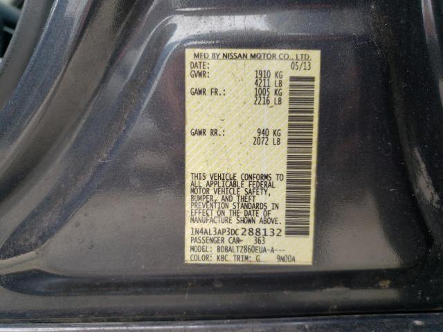 Photo 10 from auction – 2013 NISSAN ALTIMA 2.5 with VIN 1N4AL3AP3DC288132