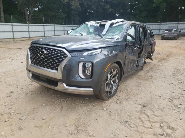 Photo 2 from auction – 2022 HYUNDAI PALISADE C with VIN KM8R74HE0NU407967
