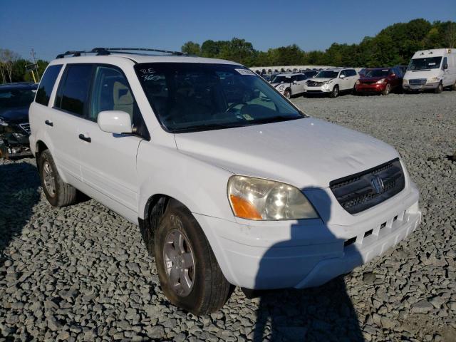 HONDA PILOT EXL 2005 with VIN 5FNYF18515B043343 - Photo from auction