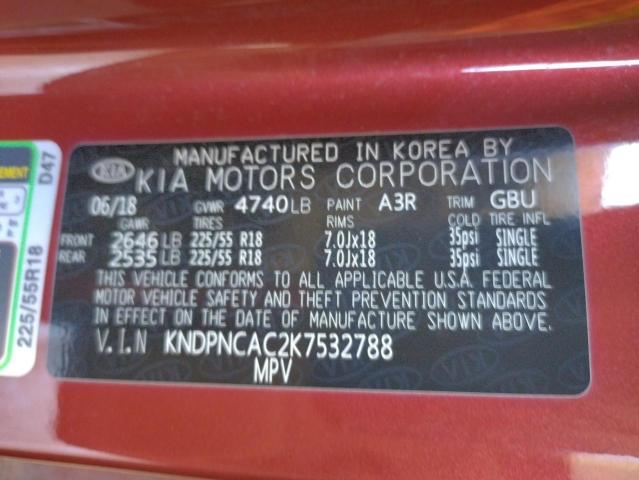 Photo 10 from auction – 2019 KIA SPORTAGE E with VIN KNDPNCAC2K7532788