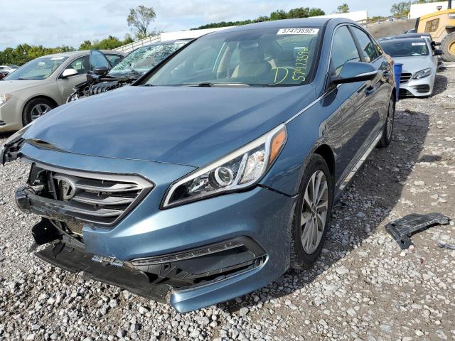 Photo 2 from auction – 2016 HYUNDAI SONATA SPO with VIN 5NPE34AF3GH413874