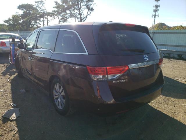 Photo 3 from auction – 2014 HONDA ODYSSEY EX with VIN 5FNRL5H67EB105602