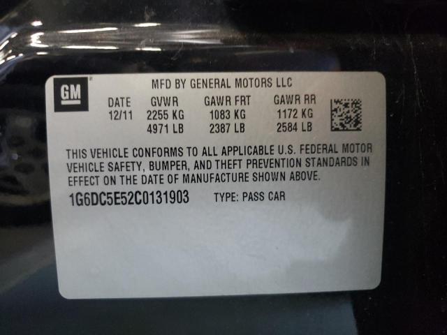 Photo 10 from auction – 2012 CADILLAC CTS with VIN 1G6DC5E52C0131903