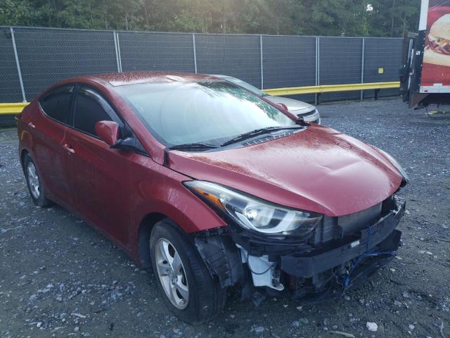HYUNDAI ELANTRA SE 2015 with VIN 5NPDH4AE0FH651233 - Photo from auction