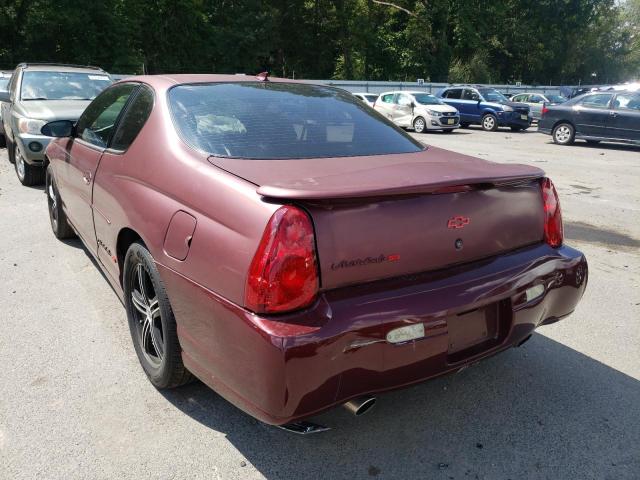 Photo 3 from auction – 2000 CHEVROLET MONTE CARL with VIN 2G1WX12K9Y9347797