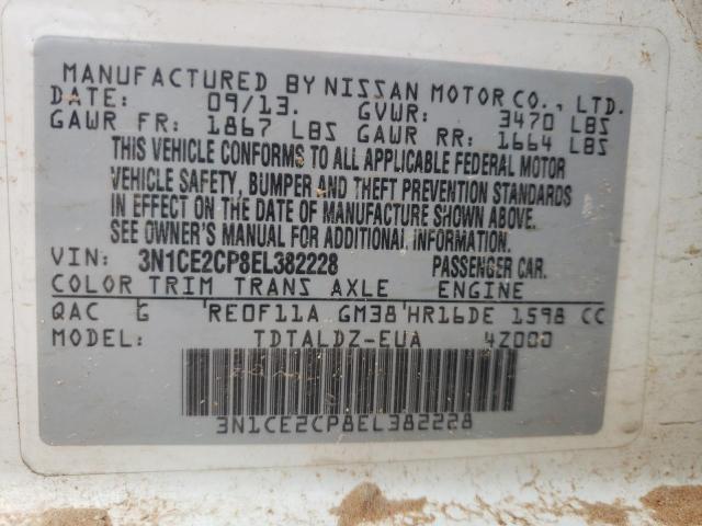 Photo 10 from auction – 2014 NISSAN VERSA NOTE with VIN 3N1CE2CP8EL382228