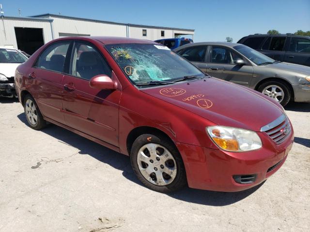 KIA SPECTRA EX 2007 with VIN KNAFE121675401943 - Photo from auction