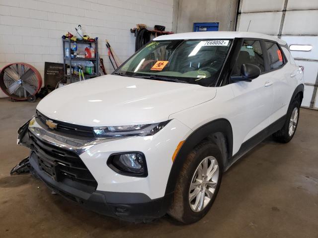 Photo 2 from auction – 2021 CHEVROLET TRAILBLAZE with VIN KL79MNSL9MB049379