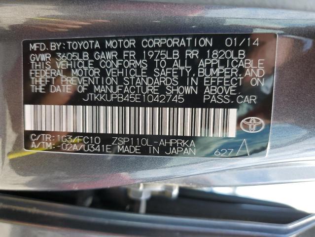 Photo 10 from auction – 2014 TOYOTA SCION XD with VIN JTKKUPB45E1042745