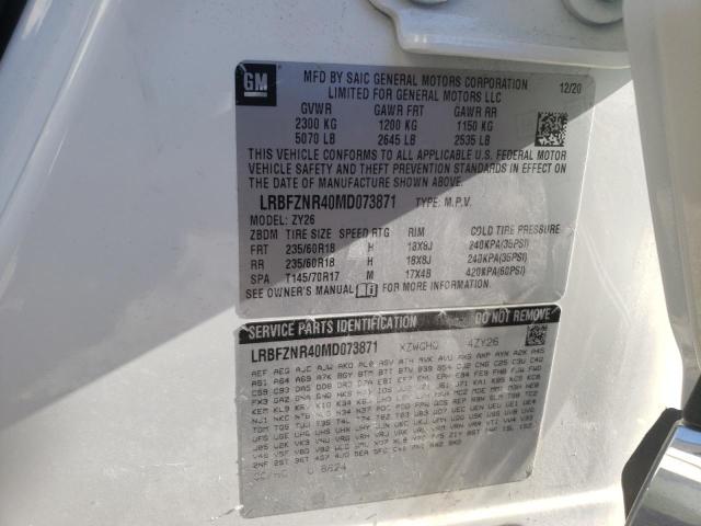 Photo 10 from auction – 2021 BUICK ENVISION E with VIN LRBFZNR40MD073871