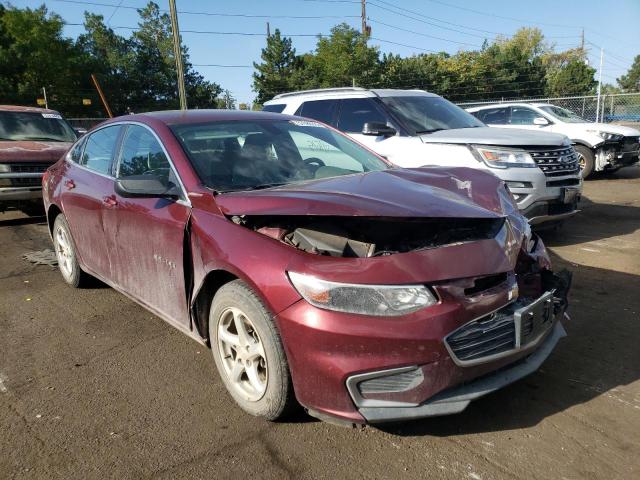 CHEVROLET MALIBU LS 2016 with VIN 1G1ZC5ST3GF254093 - Photo from auction