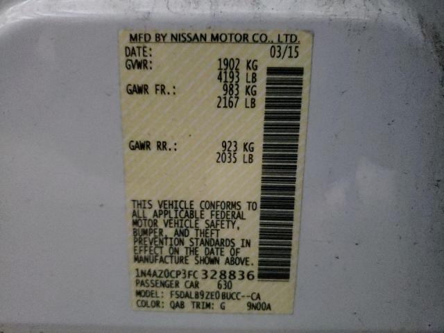 صورة رقم 10 من المزاد - 2015 NISSAN LEAF S مع VIN 1N4AZ0CP3FC328836