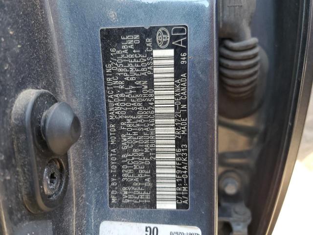 Photo 10 from auction – 2016 TOYOTA COROLLA L with VIN 2T1BURHE4GC624580