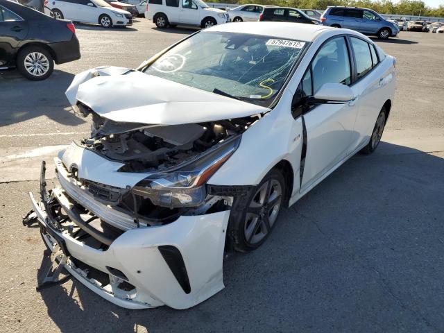 Photo 2 from auction – 2019 TOYOTA PRIUS with VIN JTDKARFU7K3082489