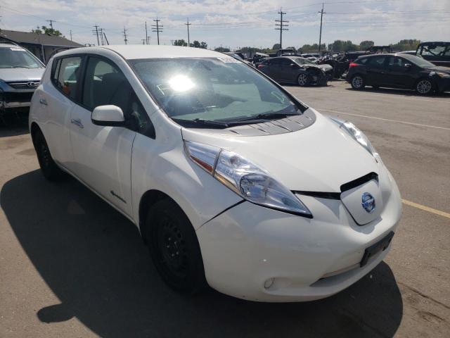 NISSAN LEAF S 2015 with VIN 1N4AZ0CPXFC310639 - Photo from auction