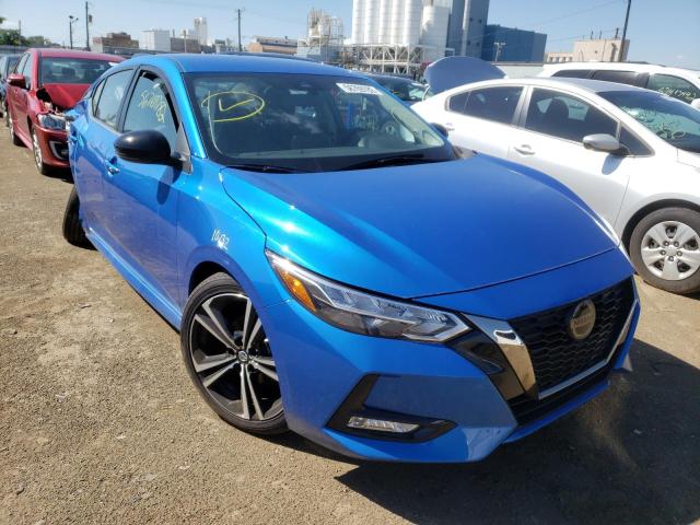 NISSAN SENTRA SR 2022 with VIN 3N1AB8DV6NY213327 - Photo from auction