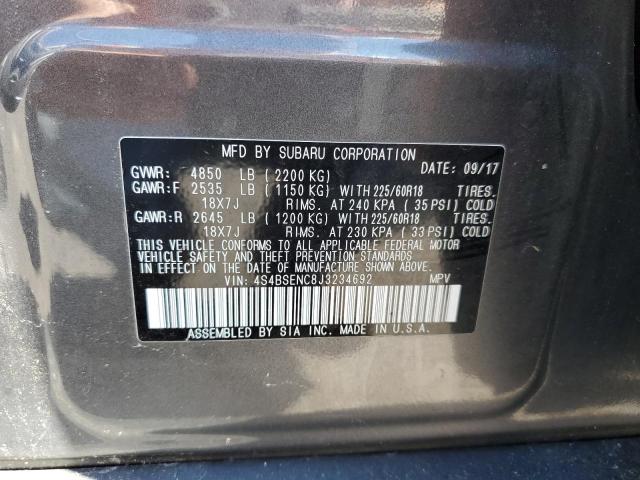 صورة رقم 10 من المزاد - 2018 SUBARU OUTBACK 3. مع VIN 4S4BSENC8J3234692