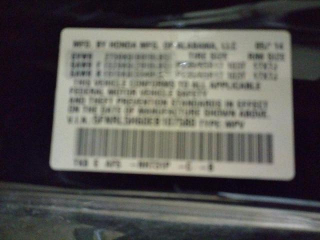 Photo 10 from auction – 2014 HONDA ODYSSEY EX with VIN 5FNRL5H60EB107580
