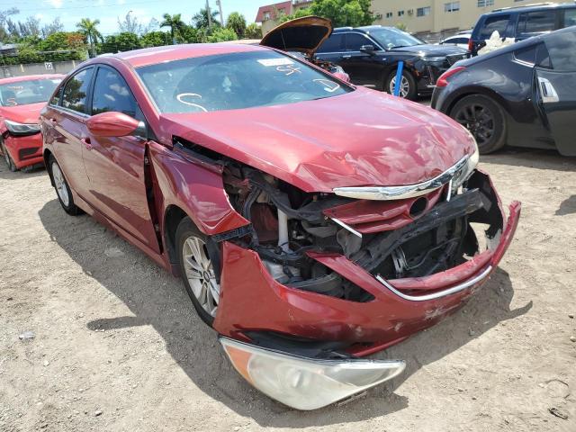 HYUNDAI SONATA GLS 2014 with VIN 5NPEB4AC4EH856122 - Photo from auction
