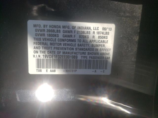 Photo 10 from auction – 2014 ACURA ILX 20 with VIN 19VDE1F32EE001989