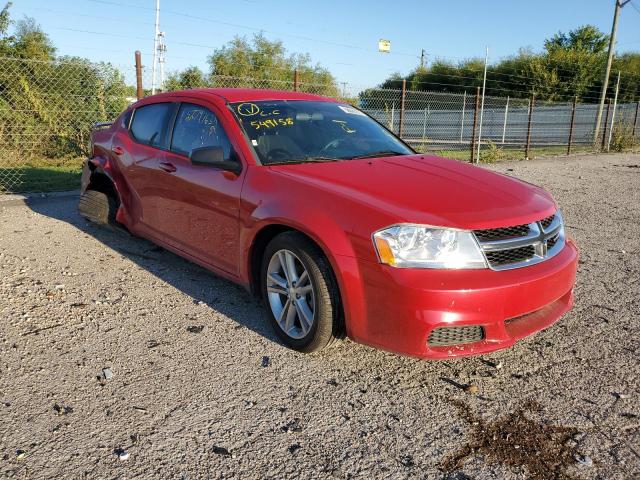 DODGE AVENGER SE 2013 with VIN 1C3CDZAG7DN549158 - Photo from auction