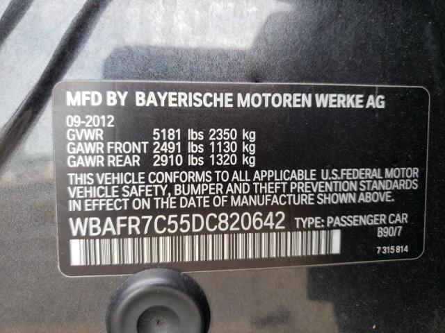 Photo 10 from auction – 2013 BMW 535 I with VIN WBAFR7C55DC820642