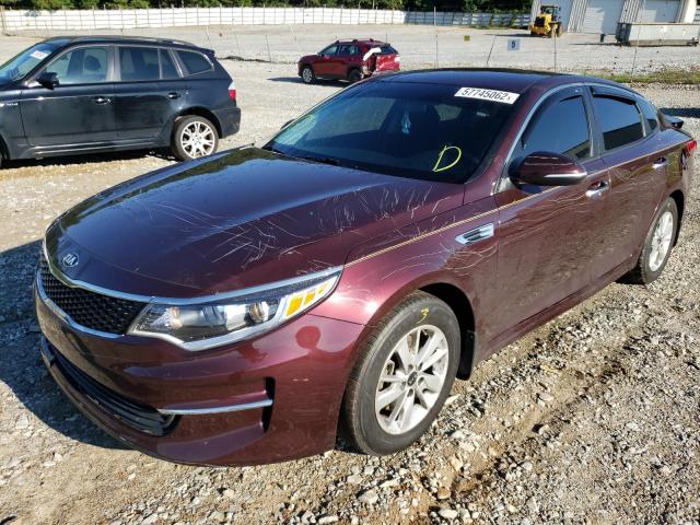 Photo 2 from auction – 2018 KIA OPTIMA LX with VIN 5XXGT4L36JG219340