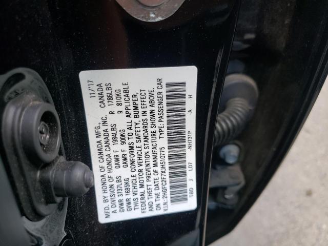 Photo 10 from auction – 2018 HONDA CIVIC EX with VIN 2HGFC2F7XJH510775