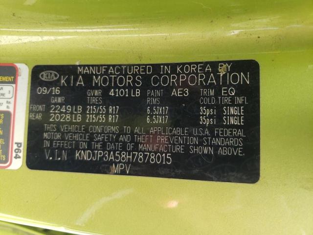 Photo 10 from auction – 2017 KIA SOUL + with VIN KNDJP3A58H7878015