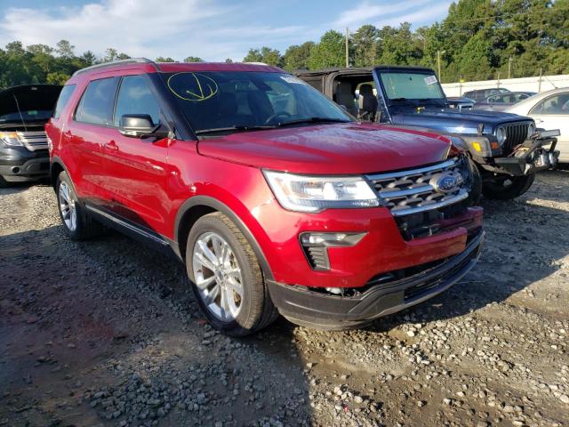 FORD EXPLORER X 2018 with VIN 1FM5K7D8XJGB38495 - Photo from auction